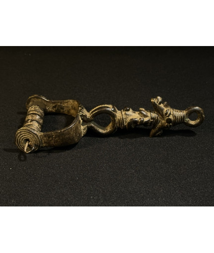 Poulie de métier à tisser - Bronze Koulango