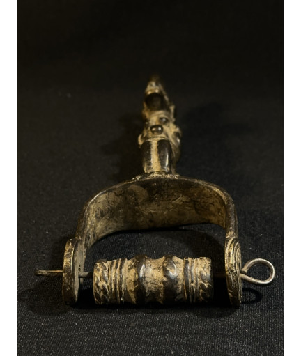 Poulie de métier à tisser - Bronze Koulango