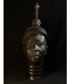 Tête de roi Ifé - Bronze Yorouba