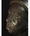 Tête de roi Ifé - Bronze Yorouba