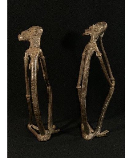 Couple de penseurs - Bronzes Dogon