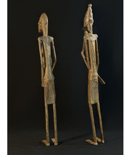 Couple d'agriculteurs - Bronzes Dogon