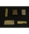 Poids à peser l'or - Lot n°1 - 5 pièces - Bronzes Akan