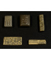 Poids à peser l'or - Lot n°1 - 5 pièces - Bronzes Akan