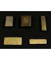 Poids à peser l'or - Lot n°1 - 5 pièces - Bronzes Akan