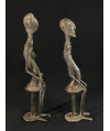 Couple d'anciens assis - Bronzes Dogon