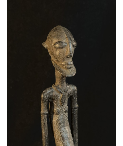 Couple d'anciens assis - Bronzes Dogon