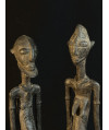 Couple d'anciens assis - Bronzes Dogon