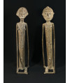 Couple Tellem - Hommes oiseaux - Bronzes Dogon