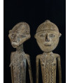 Couple Tellem - Hommes oiseaux - Bronzes Dogon