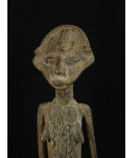 Couple Tellem - Hommes oiseaux - Bronzes Dogon