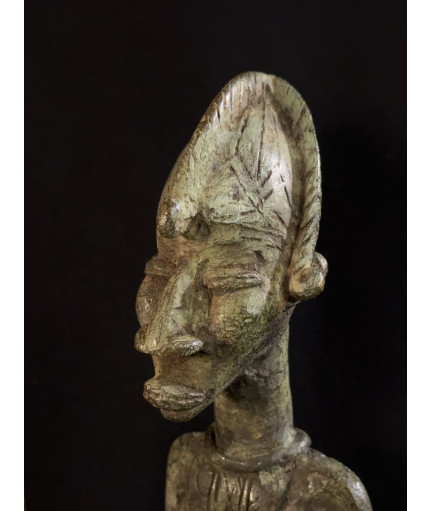 Couple de chefs assis - Bronzes Bambara