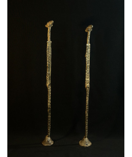 Couple primordial - Nommo - Bronzes Dogon