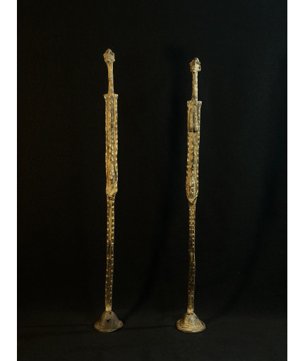 Couple primordial - Nommo - Bronzes Dogon