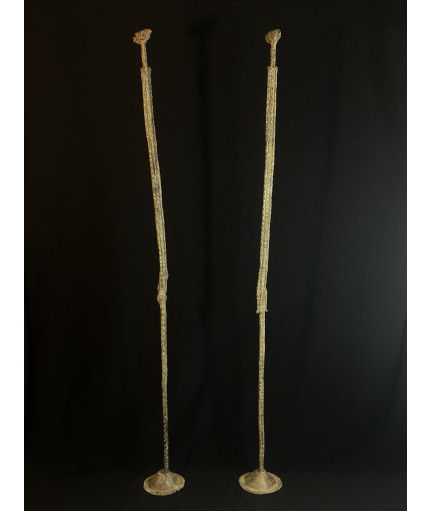 Couple primordial - Nommo - Bronzes Dogon