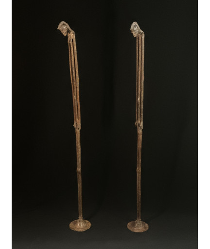 Couple de fétiches - Hamé - Bronzes Bobo