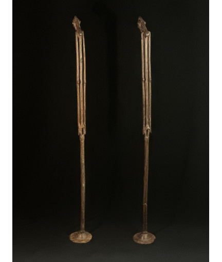 Couple de fétiches - Hamé - Bronzes Bobo