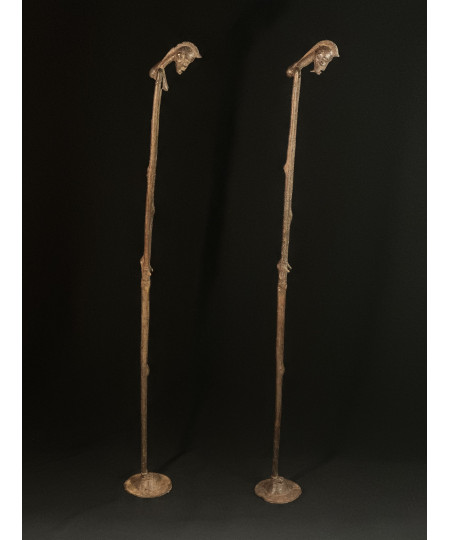 Couple de fétiches - Hamé - Bronzes Bobo