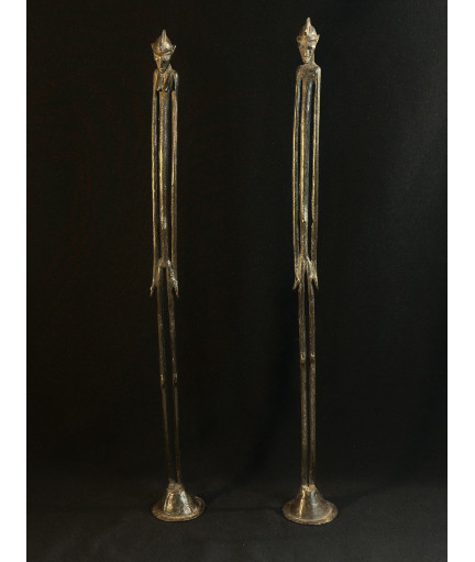 Couple de fétiches - Hamé - Bronzes Bobo