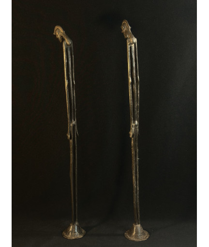 Couple de fétiches - Hamé - Bronzes Bobo