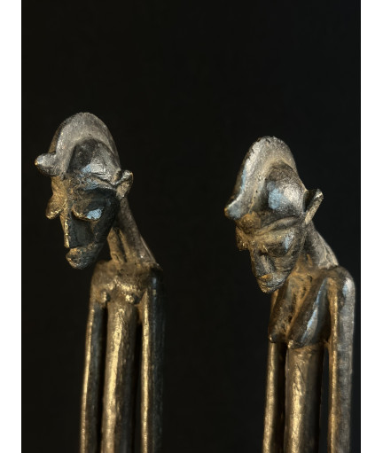 Couple de fétiches - Hamé - Bronzes Bobo