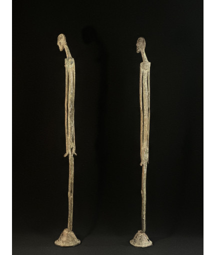 Couple de fétiches - Hamé - Bronzes Bobo