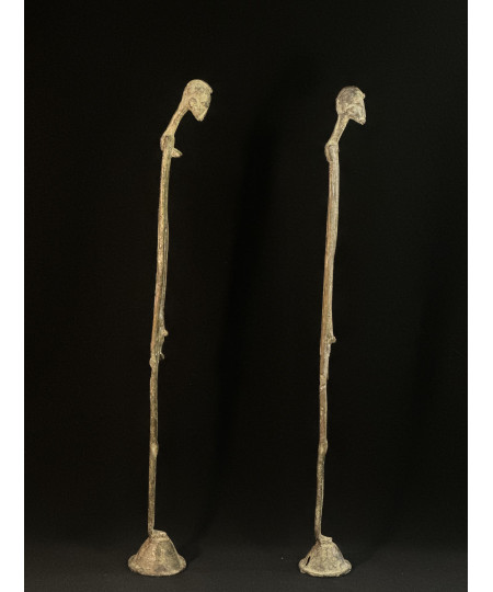 Couple de fétiches - Hamé - Bronzes Bobo