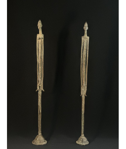 Couple de fétiches - Hamé - Bronzes Bobo