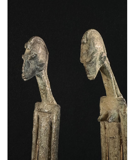Couple de fétiches - Hamé - Bronzes Bobo