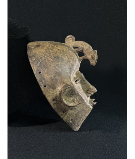 Masque féminin - Bronze d'inspiration Dan
