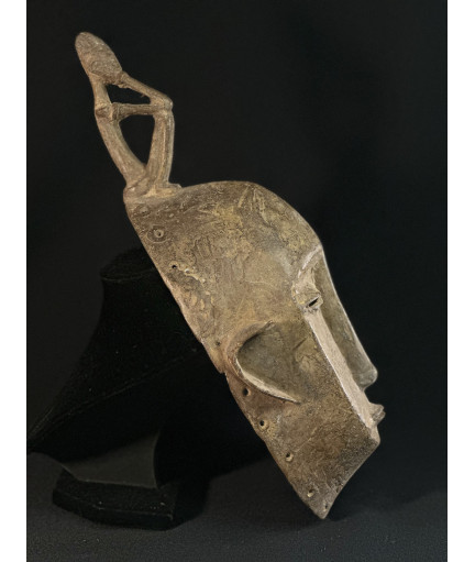 Masque féminin - Bronze Yahouré