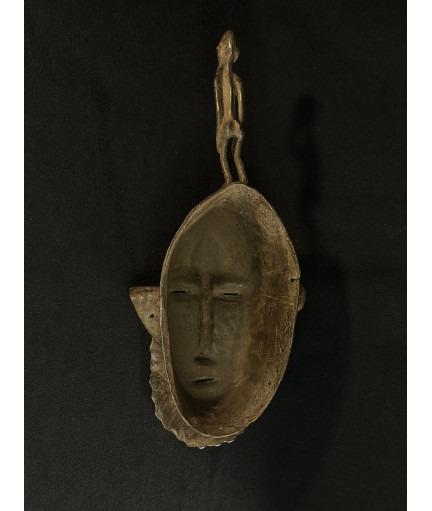 Masque masculin - Bronze Yahouré