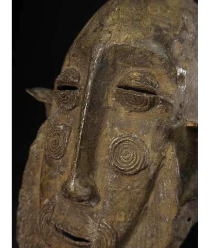 Masque masculin - Bronze Yahouré