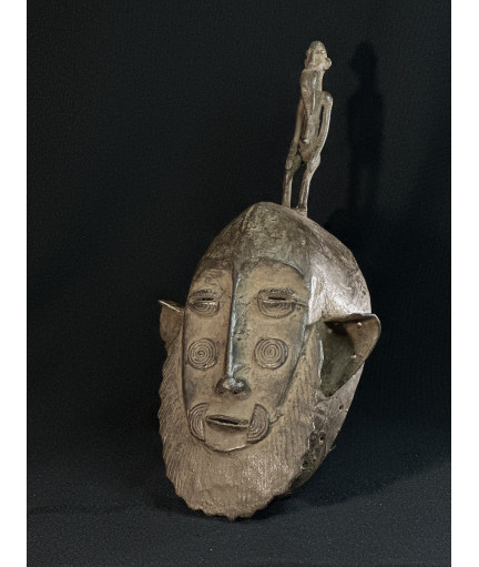 Masque masculin - Bronze Yahouré