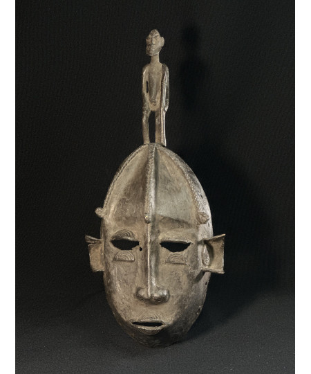 Masque féminin - Bronze Yahouré