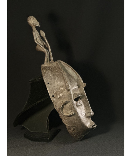 Masque féminin - Bronze Yahouré
