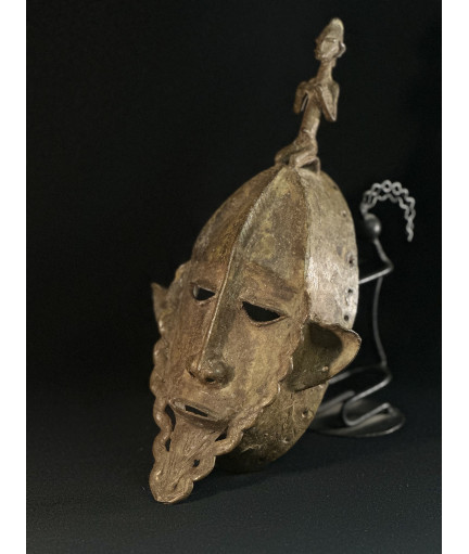 Masque masculin - Bronze Yahouré