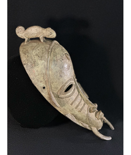 Masque kpélyé - Bronze Sénoufo