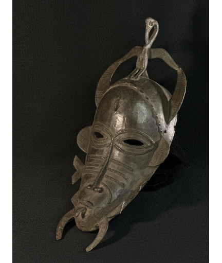 Masque kpélyé - Bronze Sénoufo