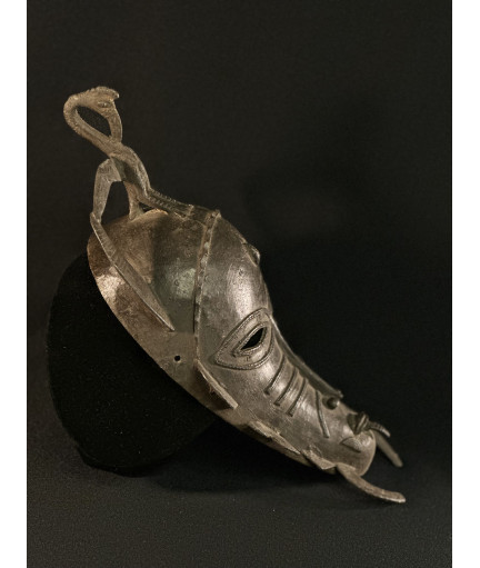 Masque kpélyé - Bronze Sénoufo
