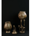 Pots à onguents superposés - Bronze Dogon