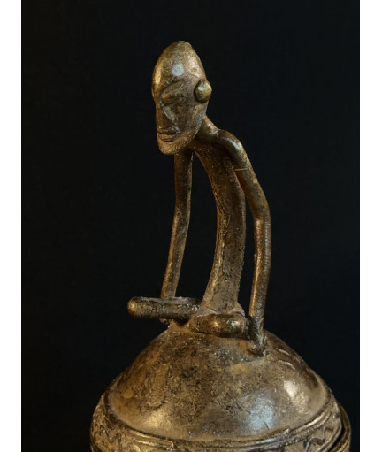 Pots à onguents superposés - Bronze Dogon