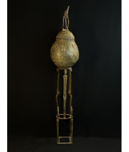 Pot à onguents - Bronze Dogon