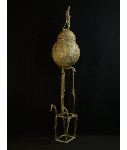 Pot à onguents - Bronze Dogon