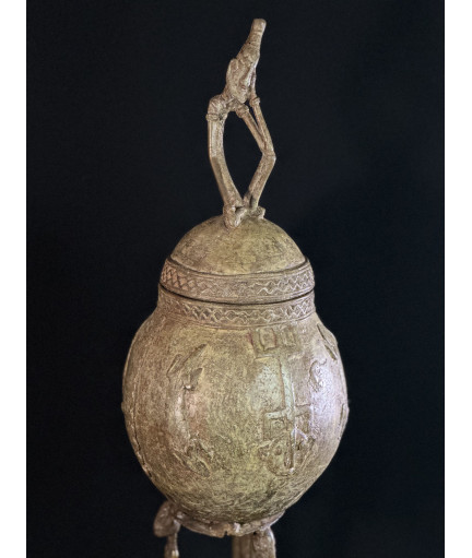 Pot à onguents - Bronze Dogon