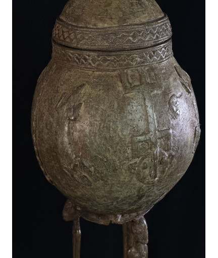 Pot à onguents - Bronze Dogon
