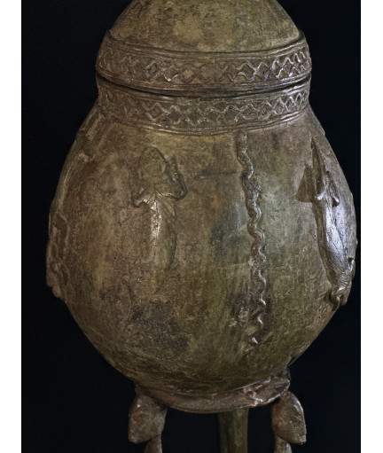 Pot à onguents - Bronze Dogon