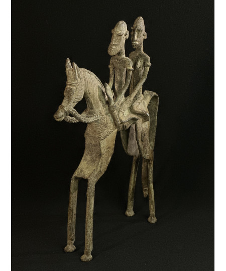 Couple de chefs - Cavaliers -Bronze Dogon