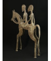Couple de chefs - Cavaliers -Bronze Dogon