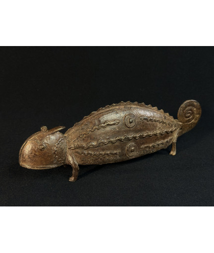 Caméléon - Bronze Dogon